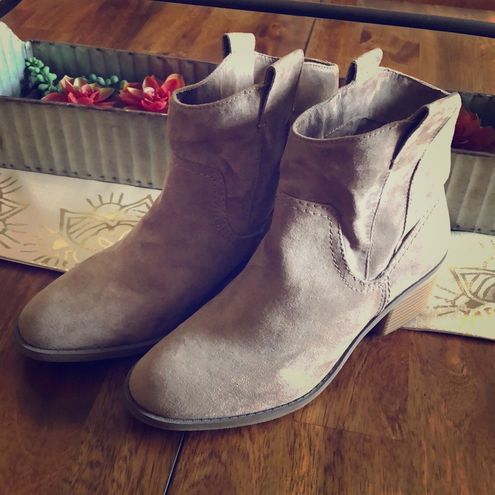 Tan Booties
